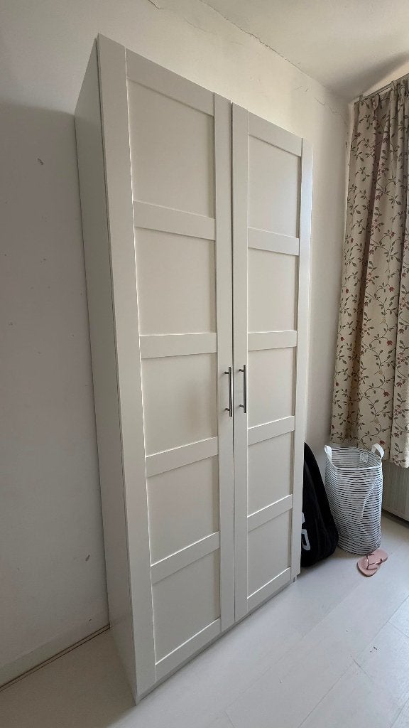 IKEA PAX kast (zonder deuren incl kastindeling), Ophalen, 100 tot 150 cm, 200 cm of meer, Met plank(en)