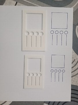 Kleur patroon oefenstencil voor cozy colouring, Hobby en Vrije tijd, Ophalen, Overige thema's, Nieuw, Kunststof