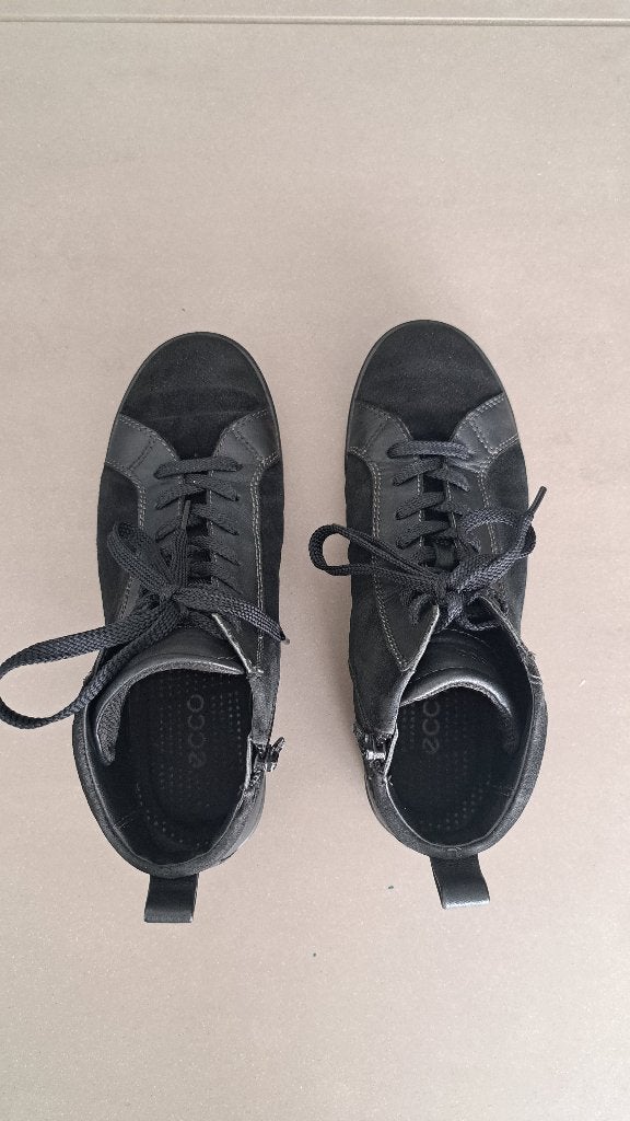 Zwarte Ecco schoenen maat 38, Ecco, Zwart, Ophalen of Verzenden, Sneakers of Gympen