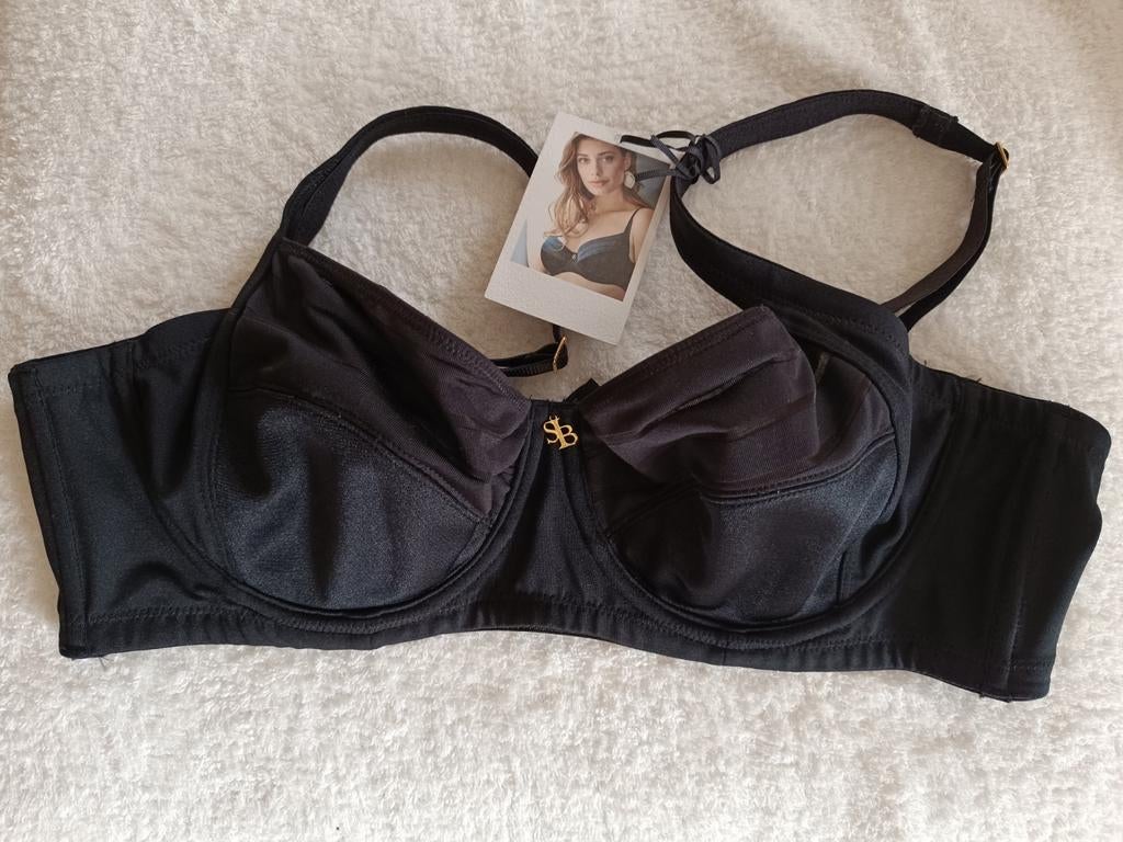 Sapph Mary Ongevoerde Beugel BH Zwart 85C, Sapph, Ophalen of Verzenden, Zwart, BH