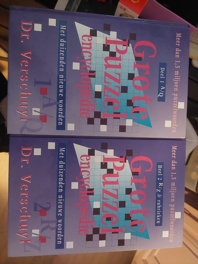 Verschuyl - Grote puzzelencyclopedie set, Ophalen of Verzenden, Zo goed als nieuw, Van Dale, Nederlands