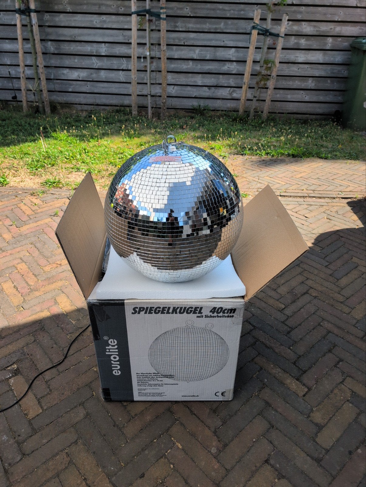 4x Grote Discobal 40cm met Motor, Ophalen of Verzenden, Zo goed als nieuw, Versiering, Overige
