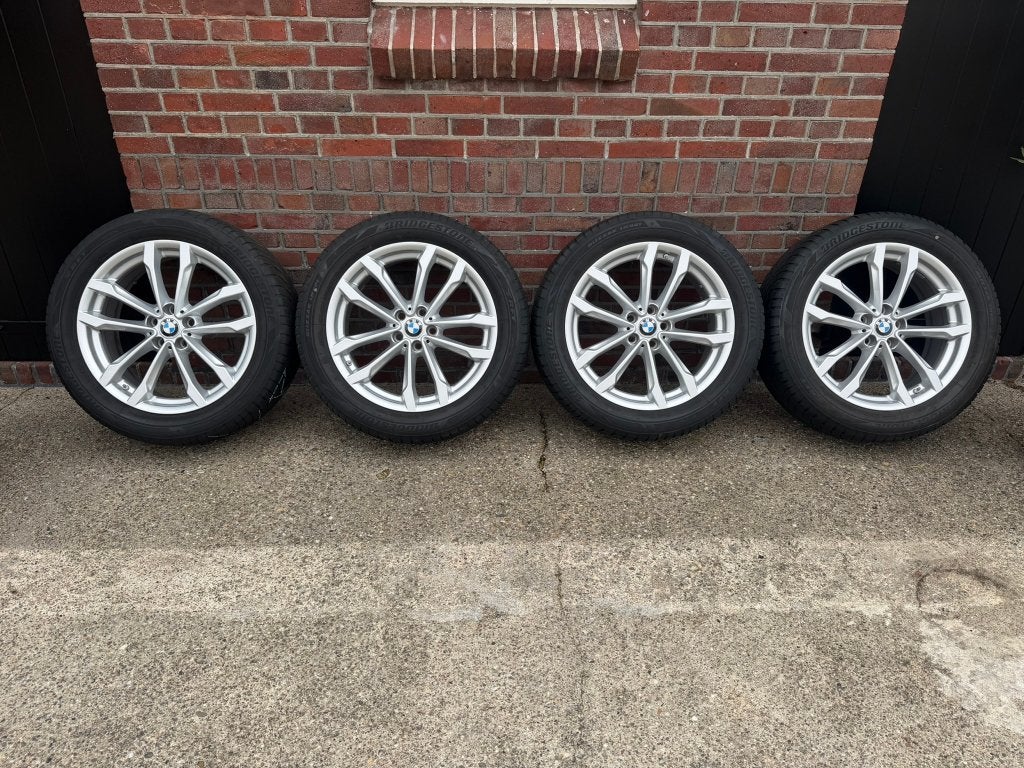 BMW 19 inch velgen + Bridgestone winterbanden 245/50 R19, Auto-onderdelen, 19 inch, Band(en), Personenwagen, Gebruikt