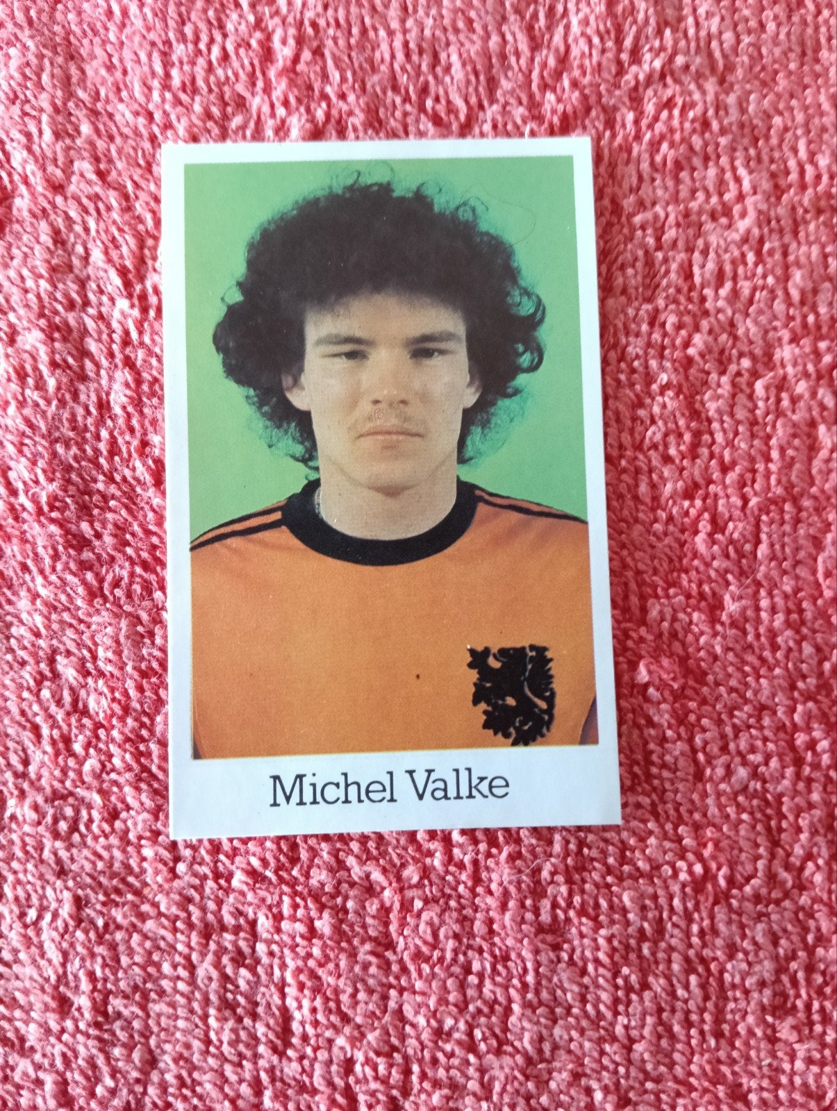 Voetbal plaatje Michel Valke EK 1980, Verzamelen, Ophalen of Verzenden, Zo goed als nieuw, Overige binnenlandse clubs, Poster, Plaatje of Sticker