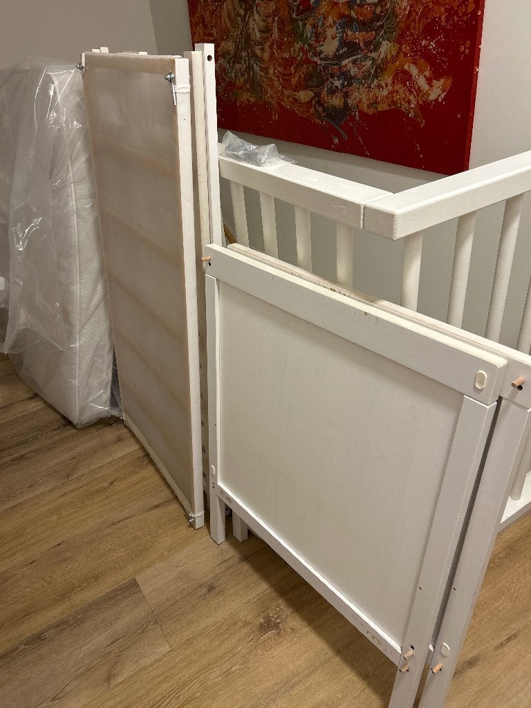Ledikant IKEA (Sundvik, 140x70; optioneel matras), Ophalen, Gebruikt, Ledikant