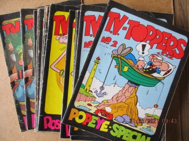 adv2488 tv toppers, Boeken, Eén stripboek, Ophalen, Gelezen