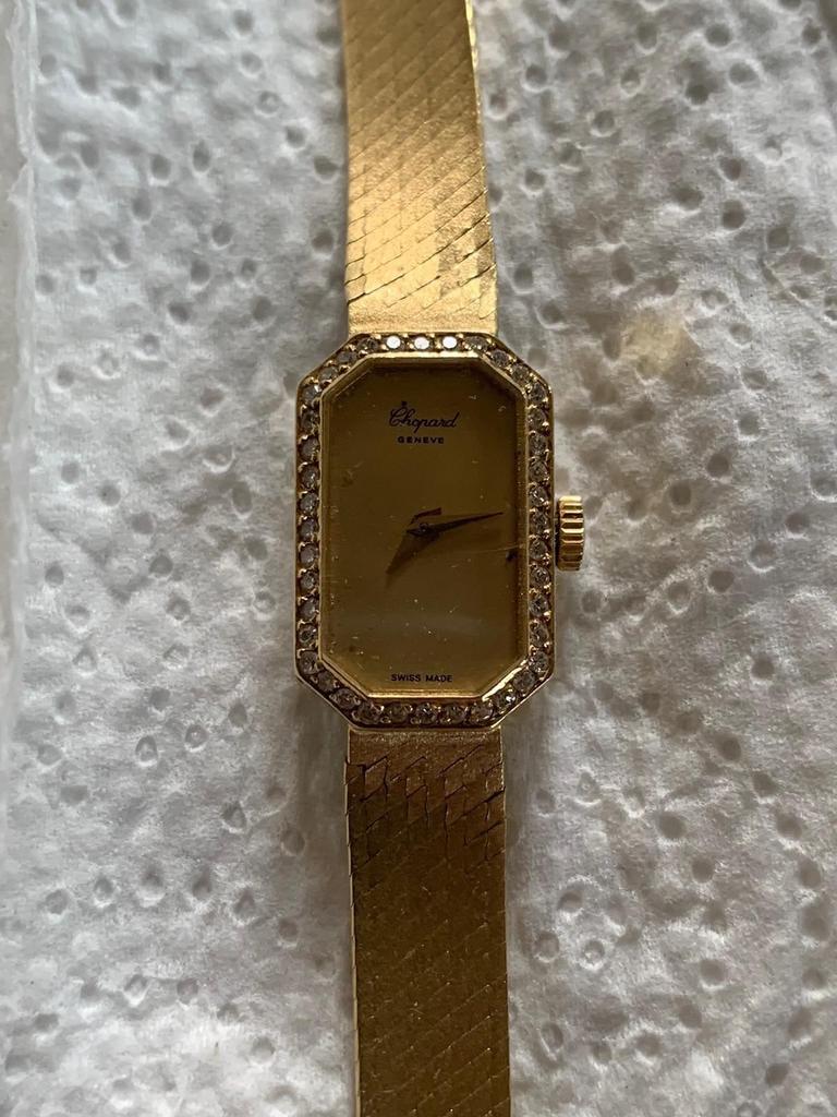 Chopard dames horloge, Ophalen of Verzenden, Goud, Overige merken, 1960 of later