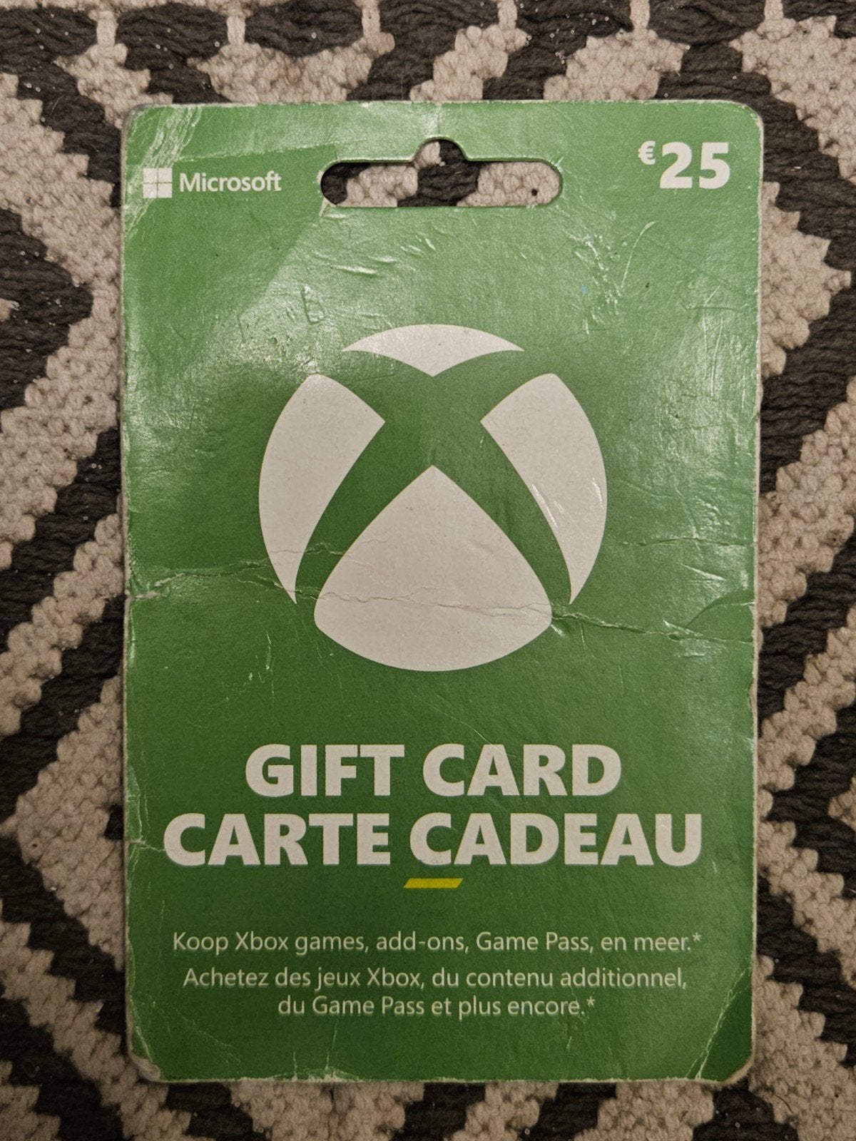 Microsoft Xbox Gift Card - €25 tegoed, Overige genres, 1 speler, Nieuw, Ophalen of Verzenden