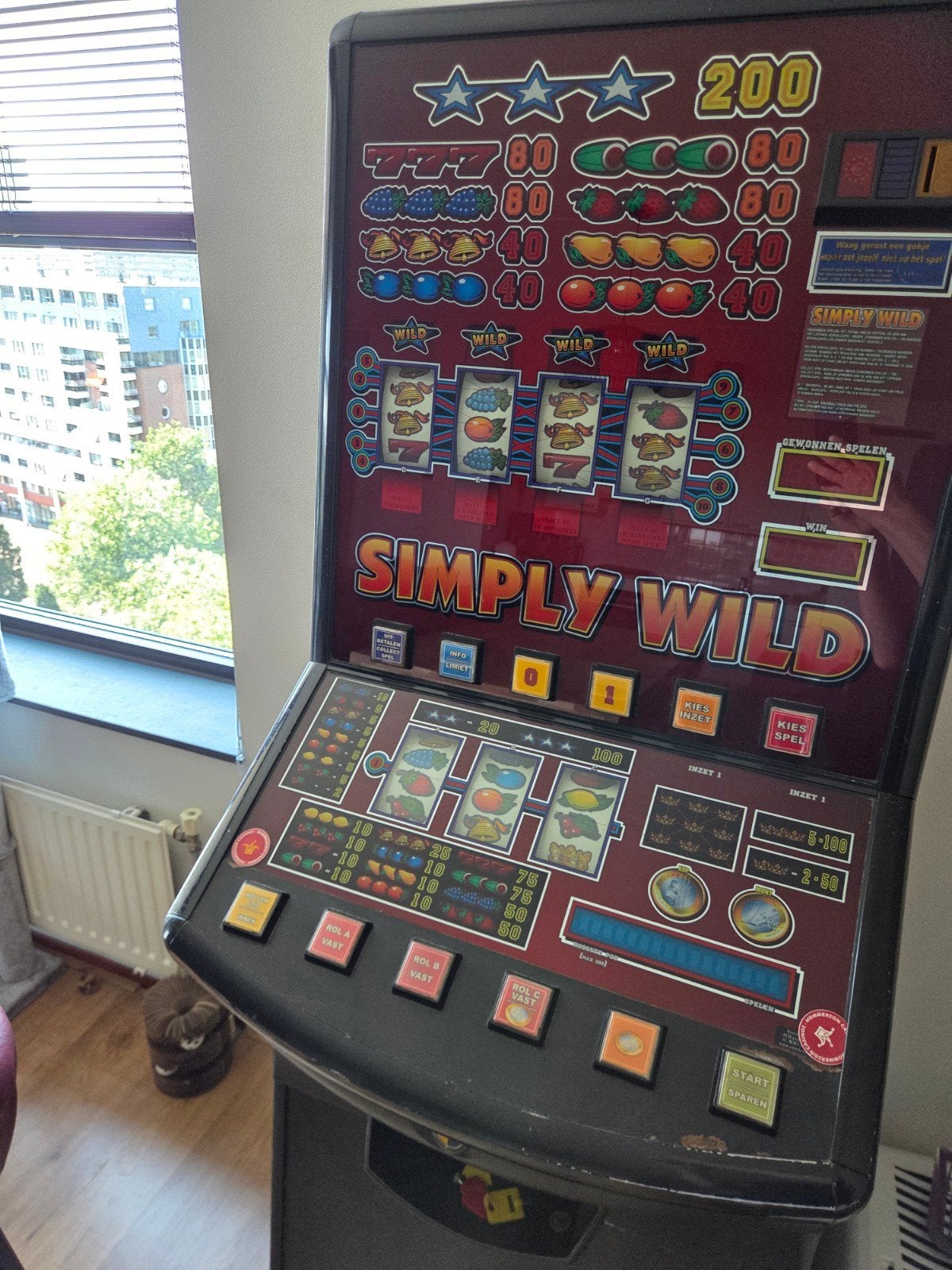 simply wild gokkast, Euro, Ophalen, Gebruikt