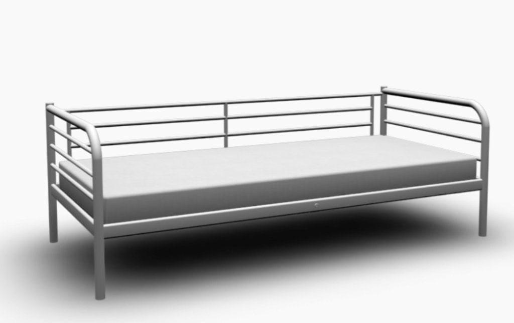 Klassiek: IKEA Tromsö bedframe – zonder lattenframe, Ophalen, Gebruikt, 90 cm, Eenpersoons