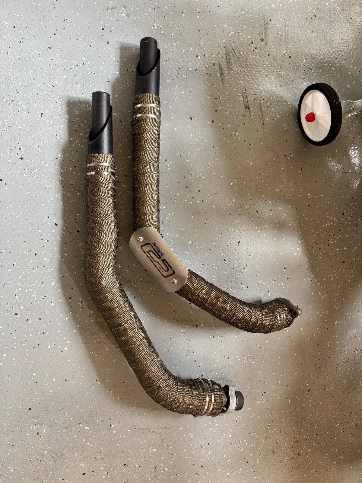 Honda VT600 Shadow open uitlaatset  + dB killers, Ophalen, Gebruikt