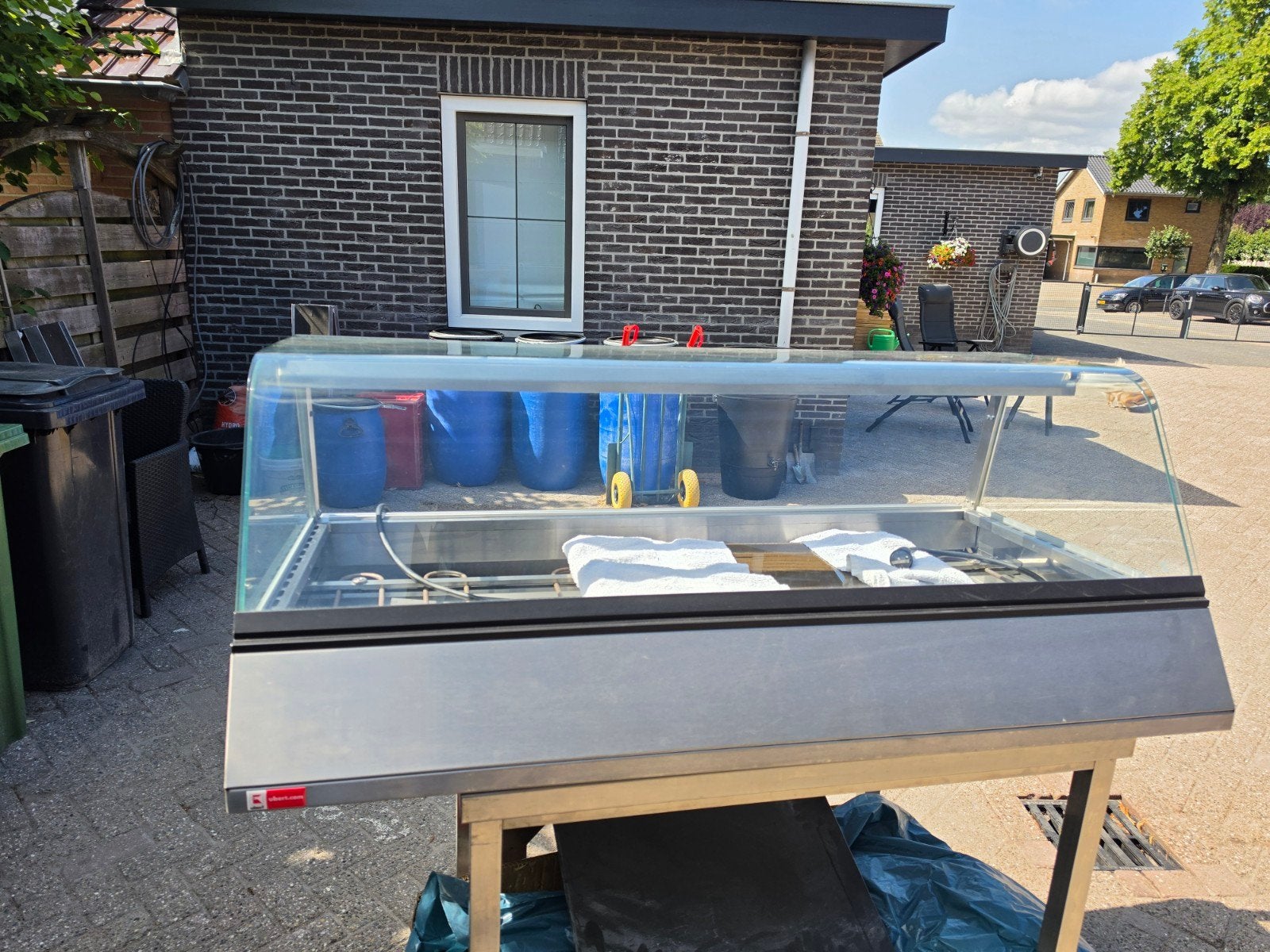 Übert Warmhoudvitrine met vochtreservoirs - 4 x 1/1 GN, Ophalen, Gebruikt, Overige typen