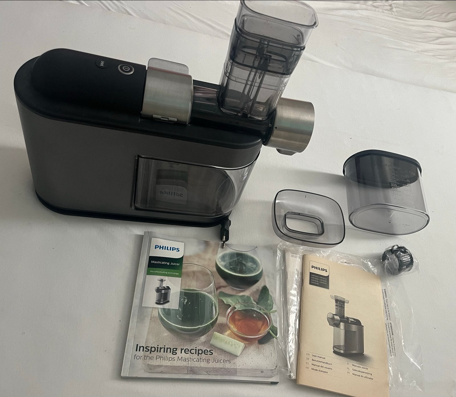 Philips Slowjuicer Avance Collection HR1897/30, Witgoed en Apparatuur, Ophalen, Zo goed als nieuw, Elektrisch, Slowjuicer