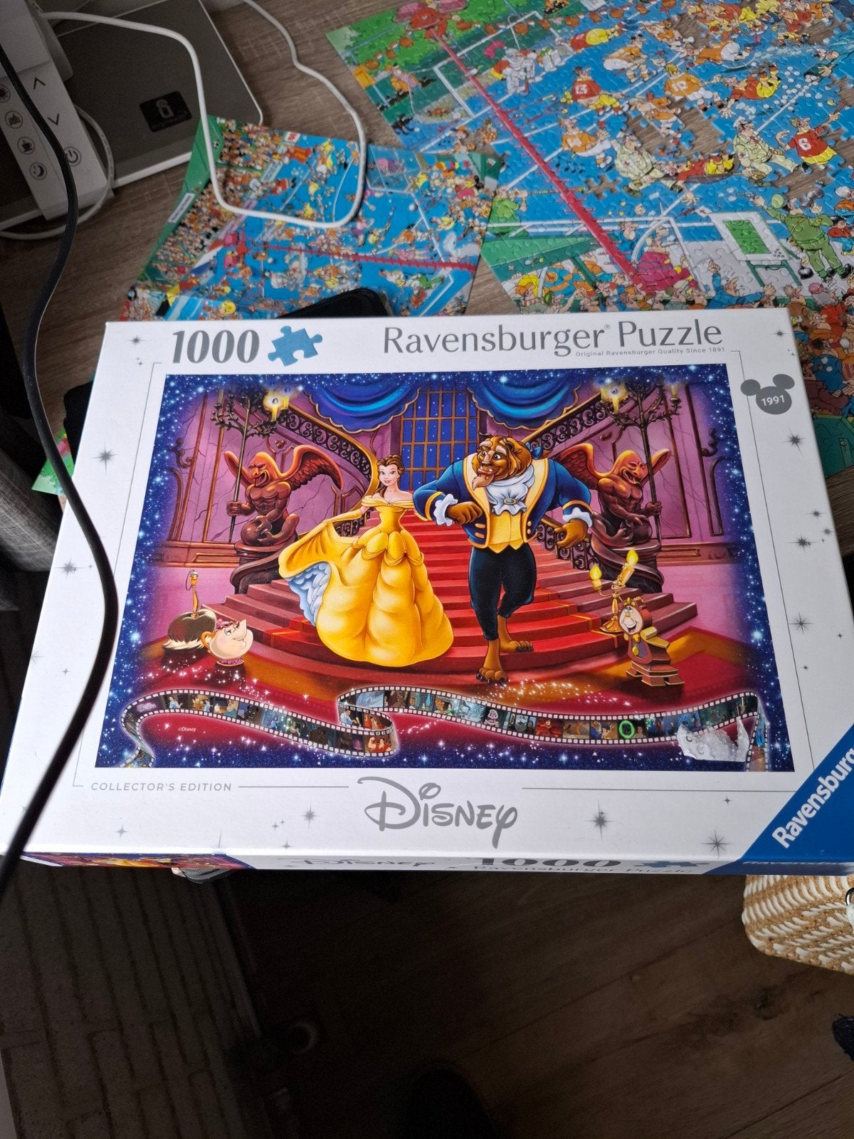 Ravensburger Disney Belle en het Beest puzzel 1000 stukjes, Ophalen of Verzenden, 500 t/m 1500 stukjes, Zo goed als nieuw, Legpuzzel