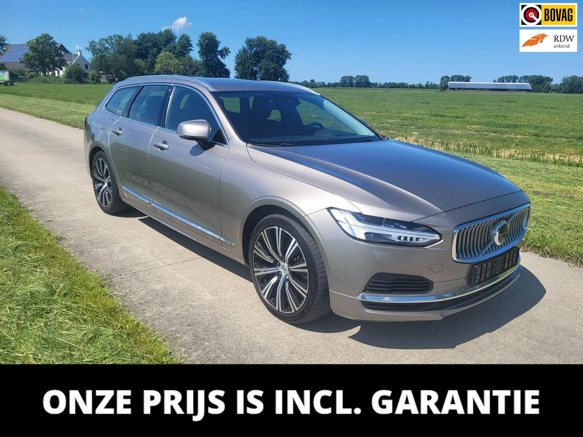 Volvo V90 2.0 T6 AWD hybride 2021 84dkm, Auto's, Automaat, Euro 6, 4 cilinders, 1969 cc