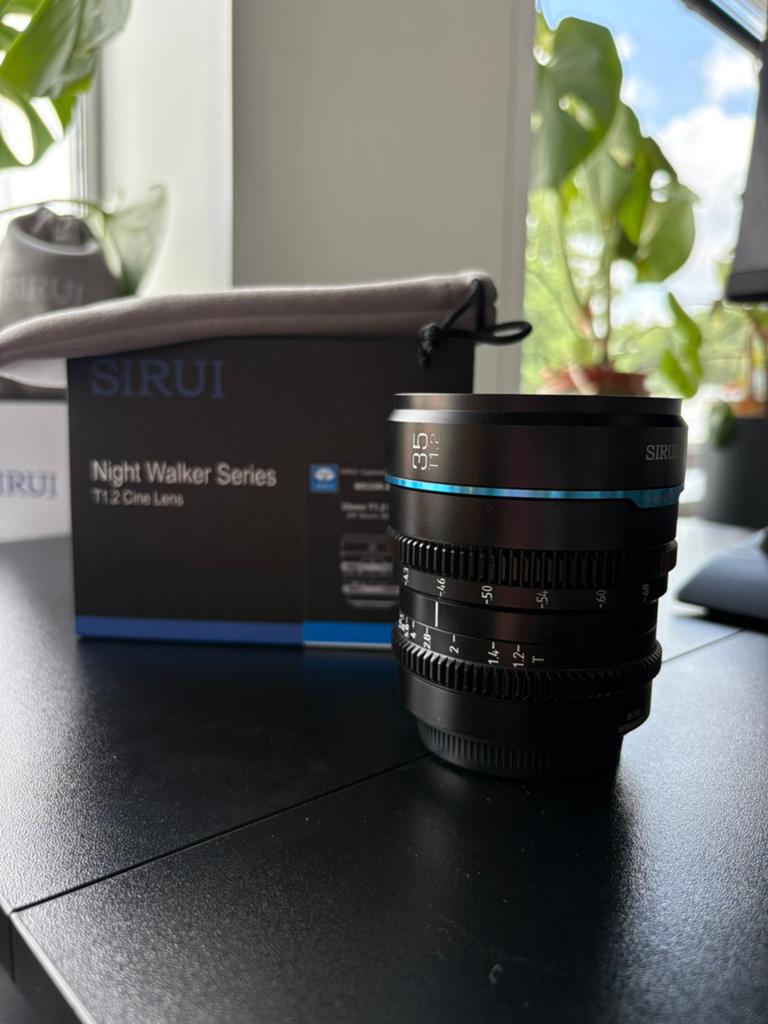 Sirui T1.2 Cine Lens 35mm, Ophalen of Verzenden, Zo goed als nieuw, Overige typen