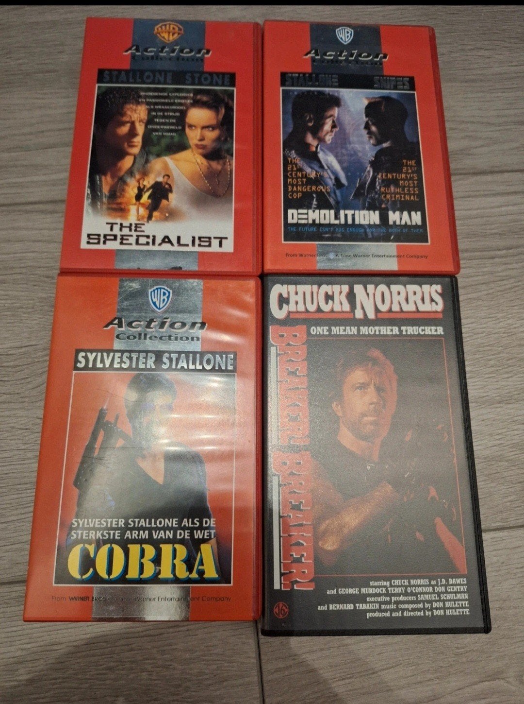 VHS Actie Film Collectie: Sylvester Stallone & Chuck Norris, Nederlands ondertiteld, Vanaf 16 jaar, Ophalen of Verzenden, Actie en Avontuur
