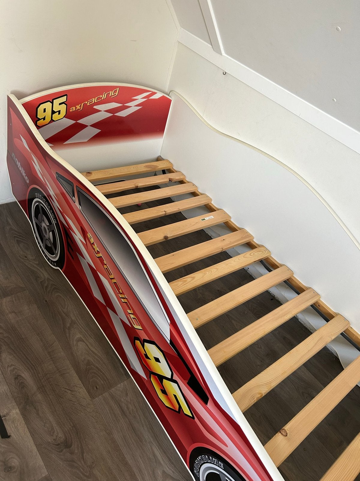 Cars kinderbed met lattenbodem, Kinderen en Baby's, Kinderkamer | Bedden, Ophalen, Gebruikt, 70 tot 85 cm, Lattenbodem