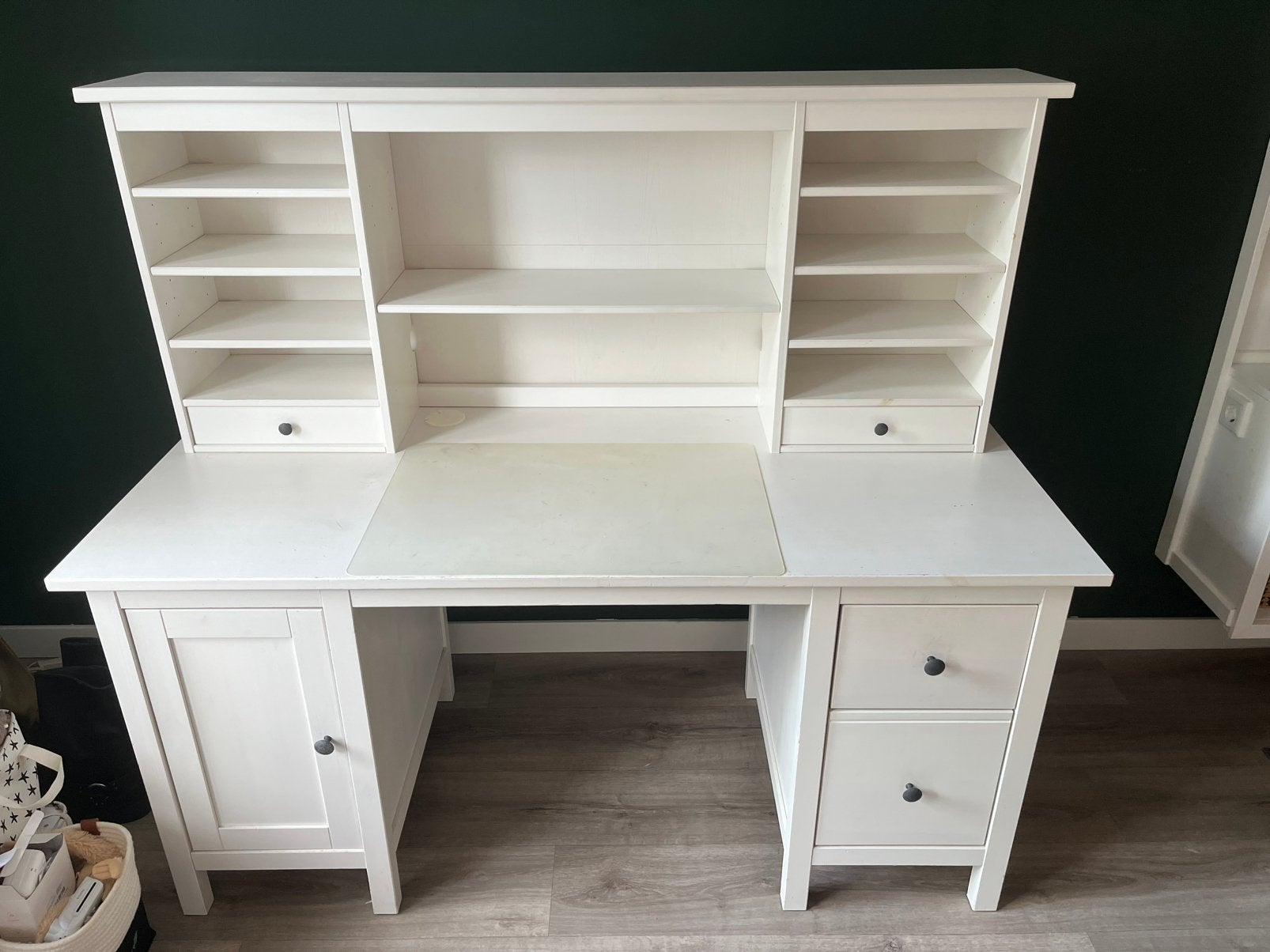 Ikea bureau met opzet stuk, Huis en Inrichting, Ophalen, Gebruikt