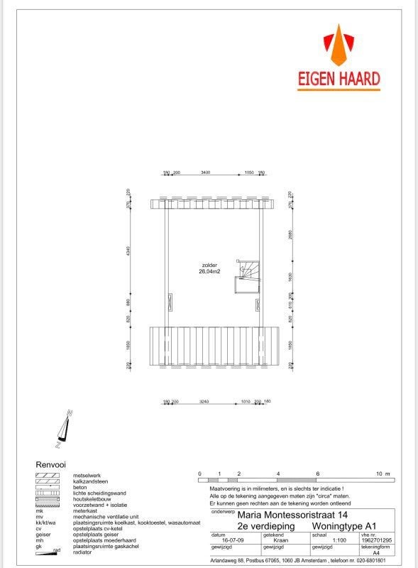 NIEUW! Woonruimte te huur Maria Montessoristraat, Amsterdam