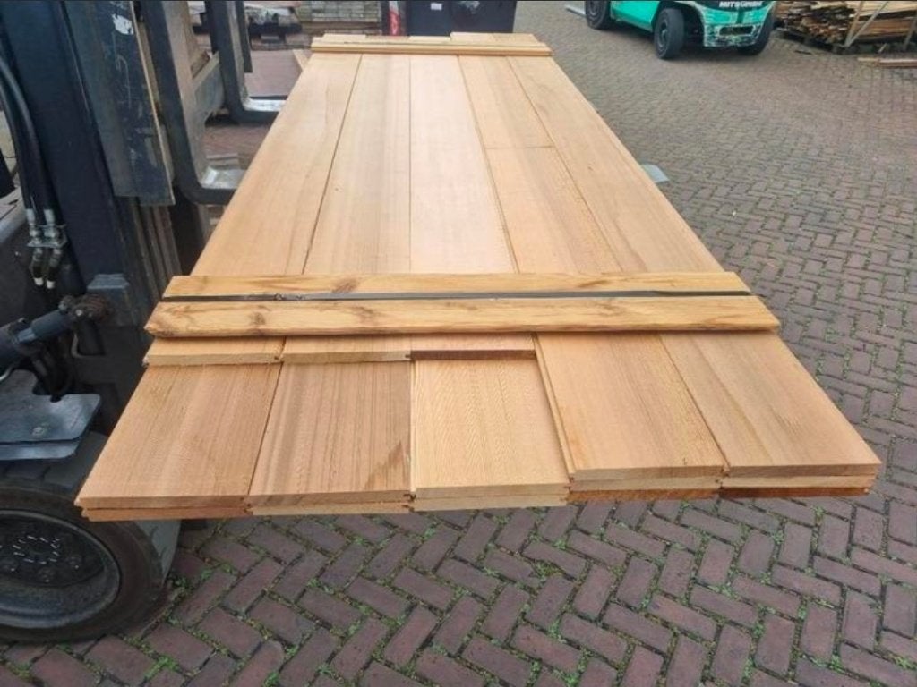 7.37 Red Cedar planken - veer en groef - nr: RC252, Tuin en Terras, Palen, Balken en Planken, Ophalen, Nieuw, 180 tot 250 cm, Planken