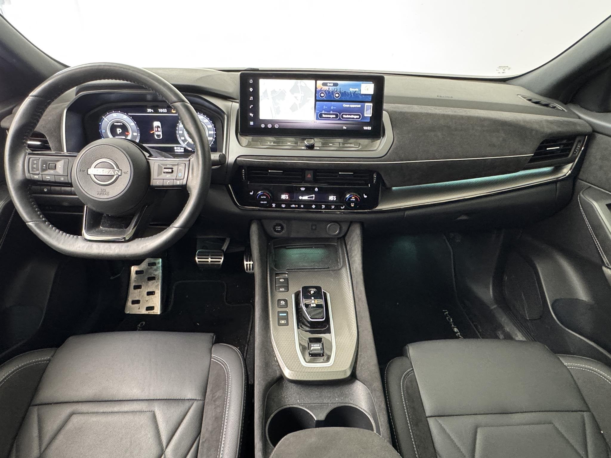 Nissan Qashqai 1.5 e-Power N-Design | Panoramadak | 360° Ca, 1497 cc, Gebruikt, 190 pk, Alcantara