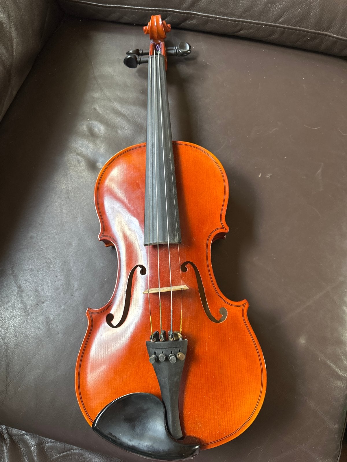3/4 Viool met Antonius Stradivarius etiket, inclusief koffer, Muziek en Instrumenten, Gebruikt, 3/4-viool, Viool, Ophalen of Verzenden