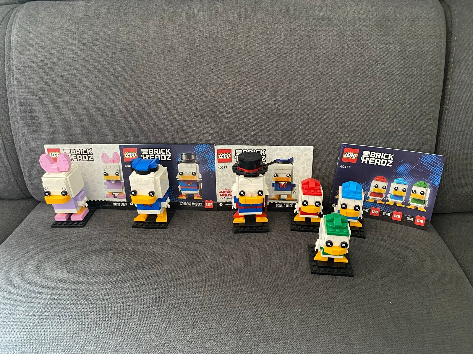 LEGO BrickHeadz Disney figuren - Donald, Katrien, Dagobert, Ophalen, Zo goed als nieuw, Overige merken