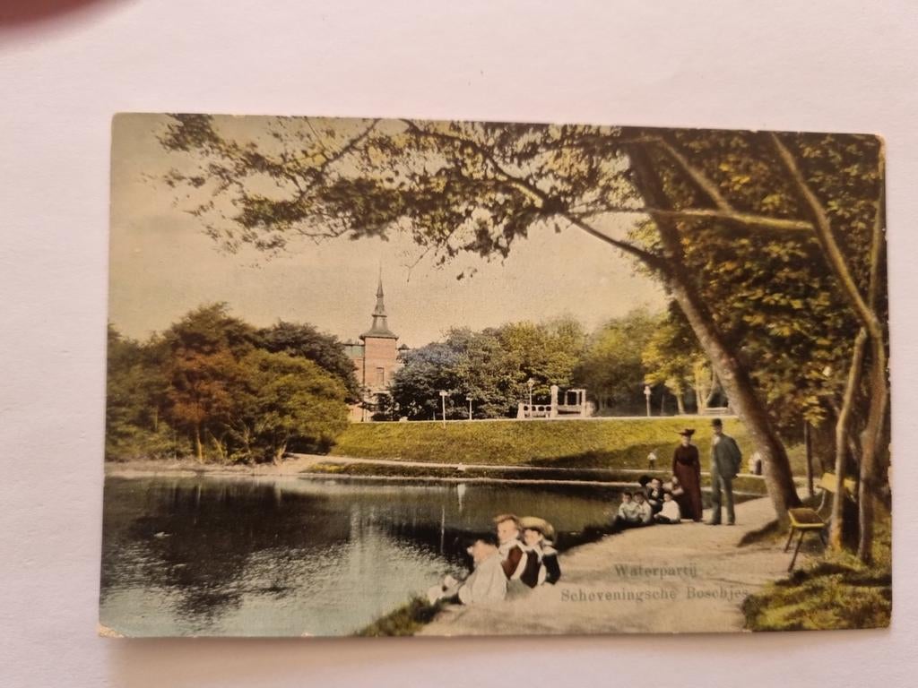 Den Haag-Scheveningen met ( Waterpartij), Ophalen of Verzenden, Voor 1920, Zuid-Holland
