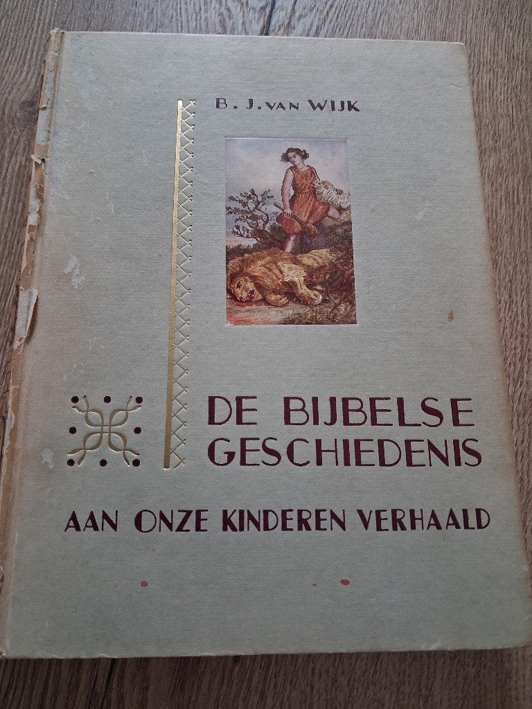 kinderbijbel, BJ van Wijk, Christendom | Protestants, Ophalen of Verzenden, Zo goed als nieuw