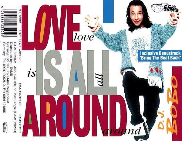 DJ BOBO CD SINGLE LOVE IS ALL AROUND, Ophalen of Verzenden, Zo goed als nieuw, Pop