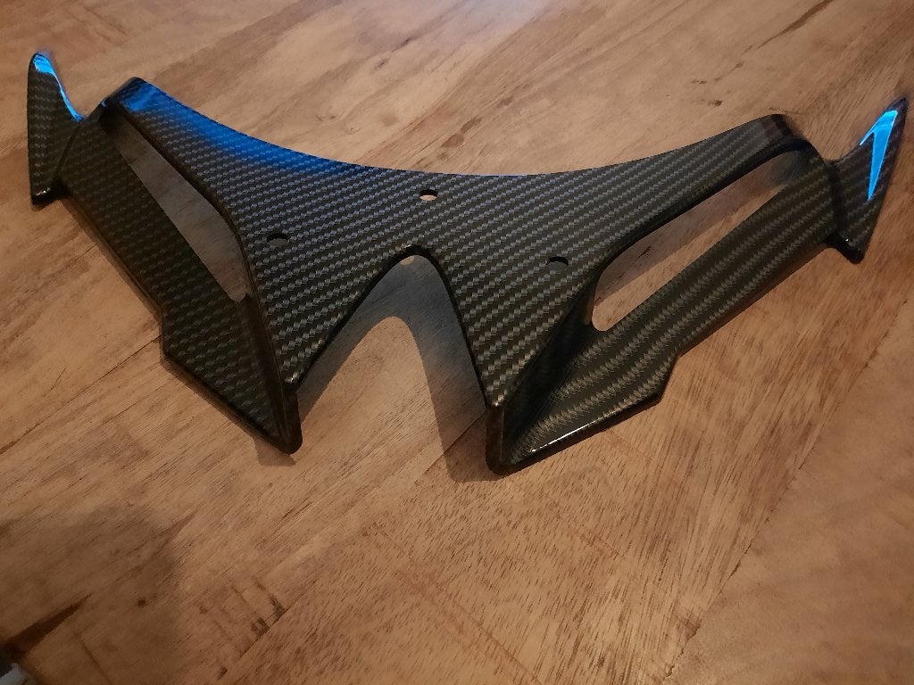 Carbon Winglet / Spoiler Kawasaki Ninja 400 & 250, Ophalen of Verzenden, Gebruikt