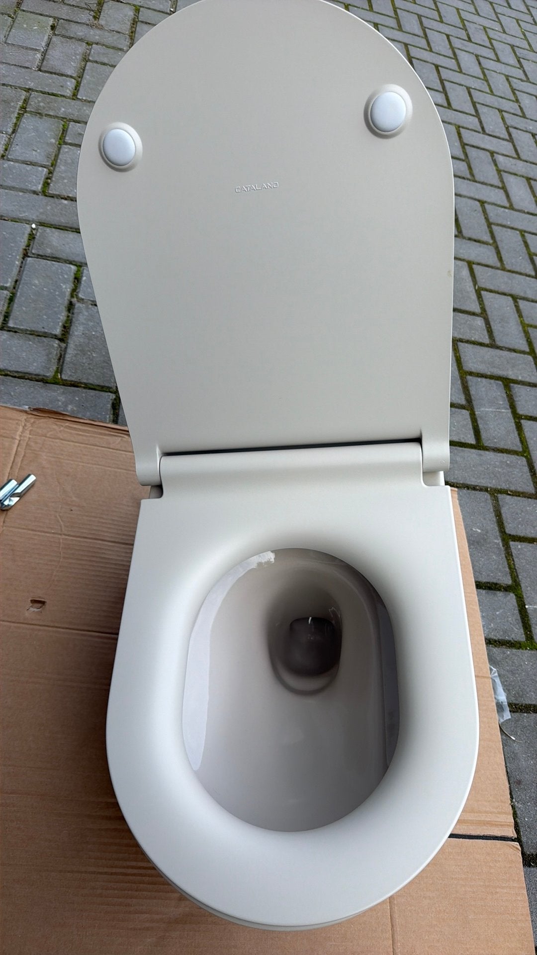 Catalano Zero Wandcloset 55cm Mat Cement – NIEUW, Ophalen, Zo goed als nieuw, Toilet