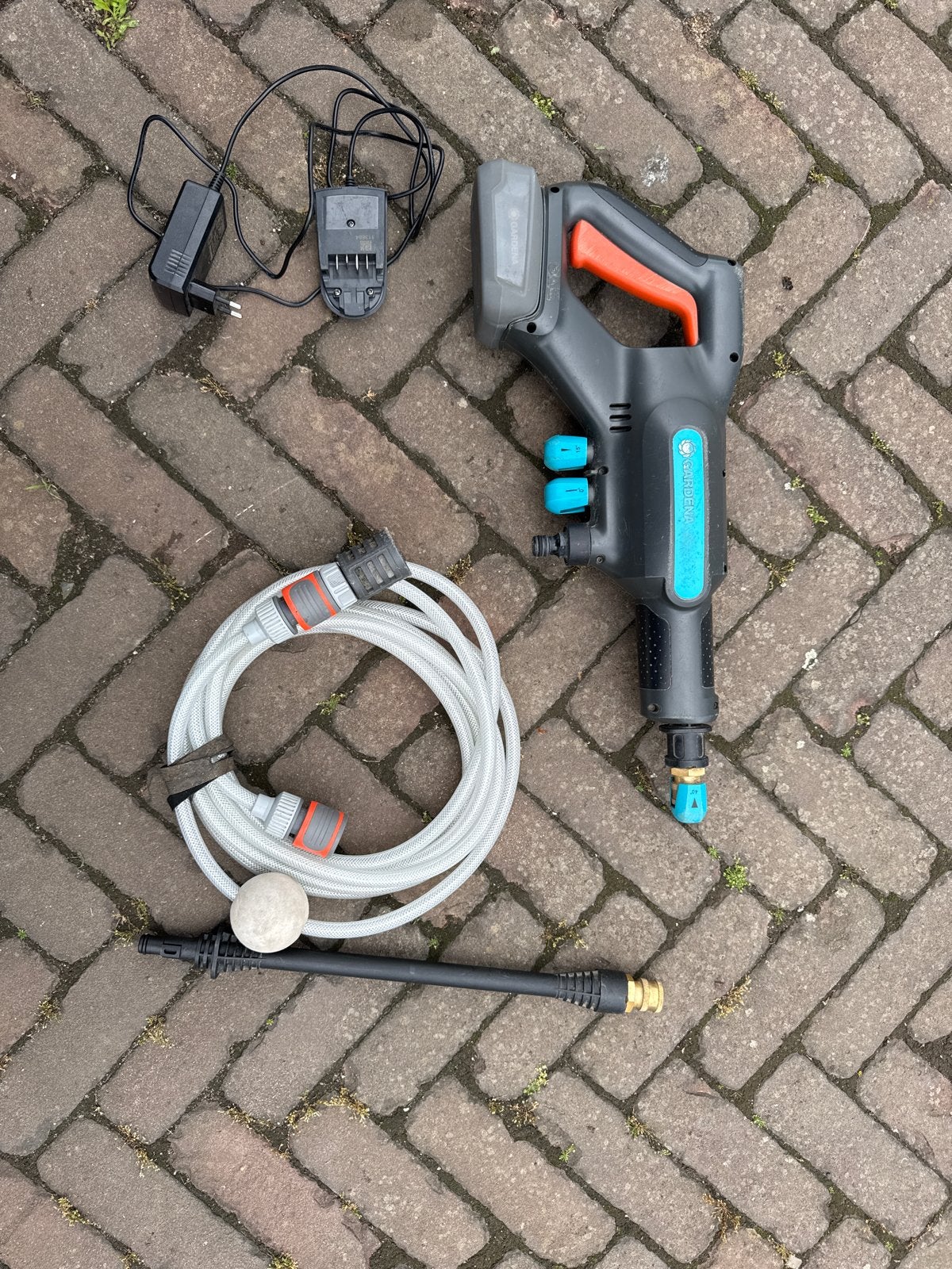 Gardena Accu Drukspuit, Tuin en Terras, Hogedrukreinigers, Ophalen of Verzenden, Gebruikt, Accu