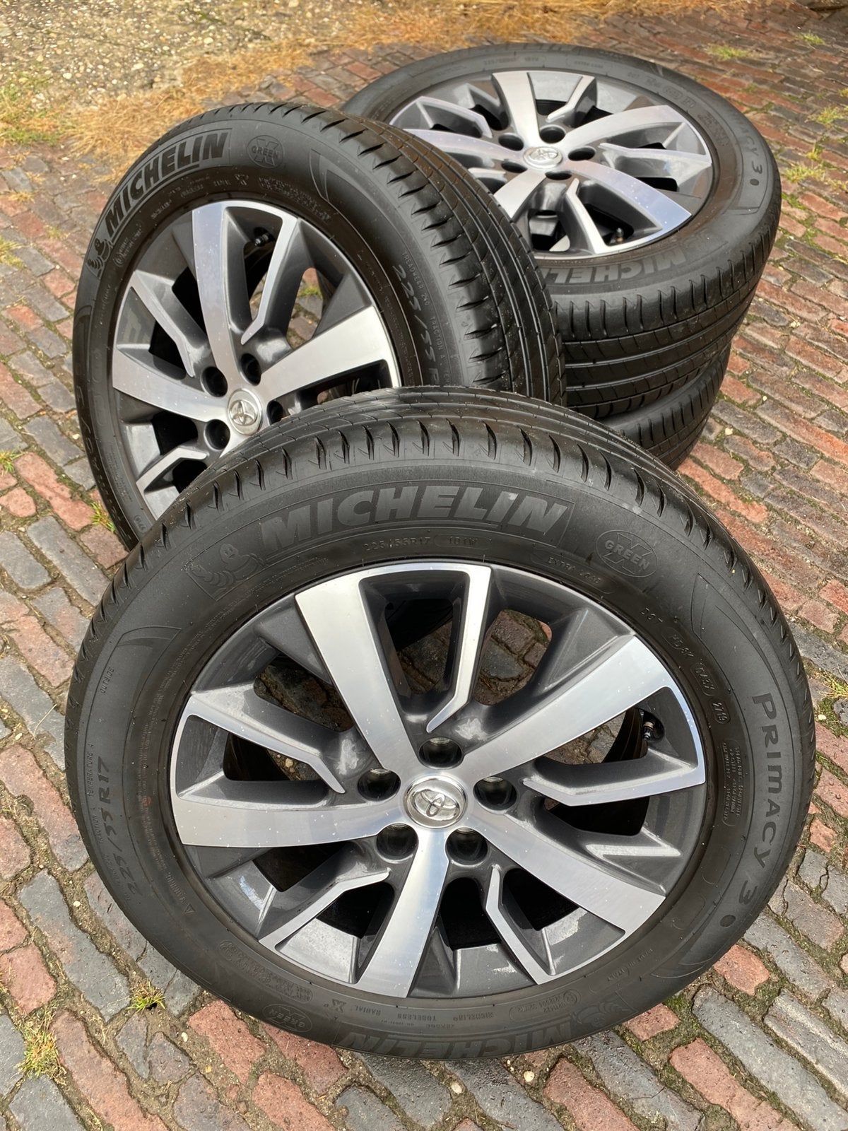 ALS NIEUWE 17” Toyota ProcAce velgen + 225/55 R17 Michelin, Banden en Velgen, Nieuw, 17 inch, Ophalen of Verzenden