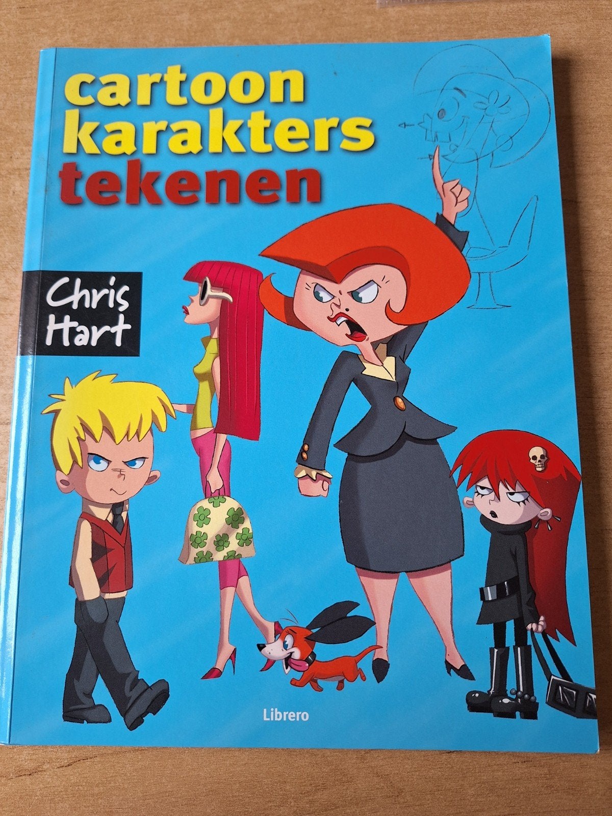 Cartoon Karakters Tekenen - Chris Hart (Boek), Ophalen of Verzenden, Zo goed als nieuw, Boek of Gids