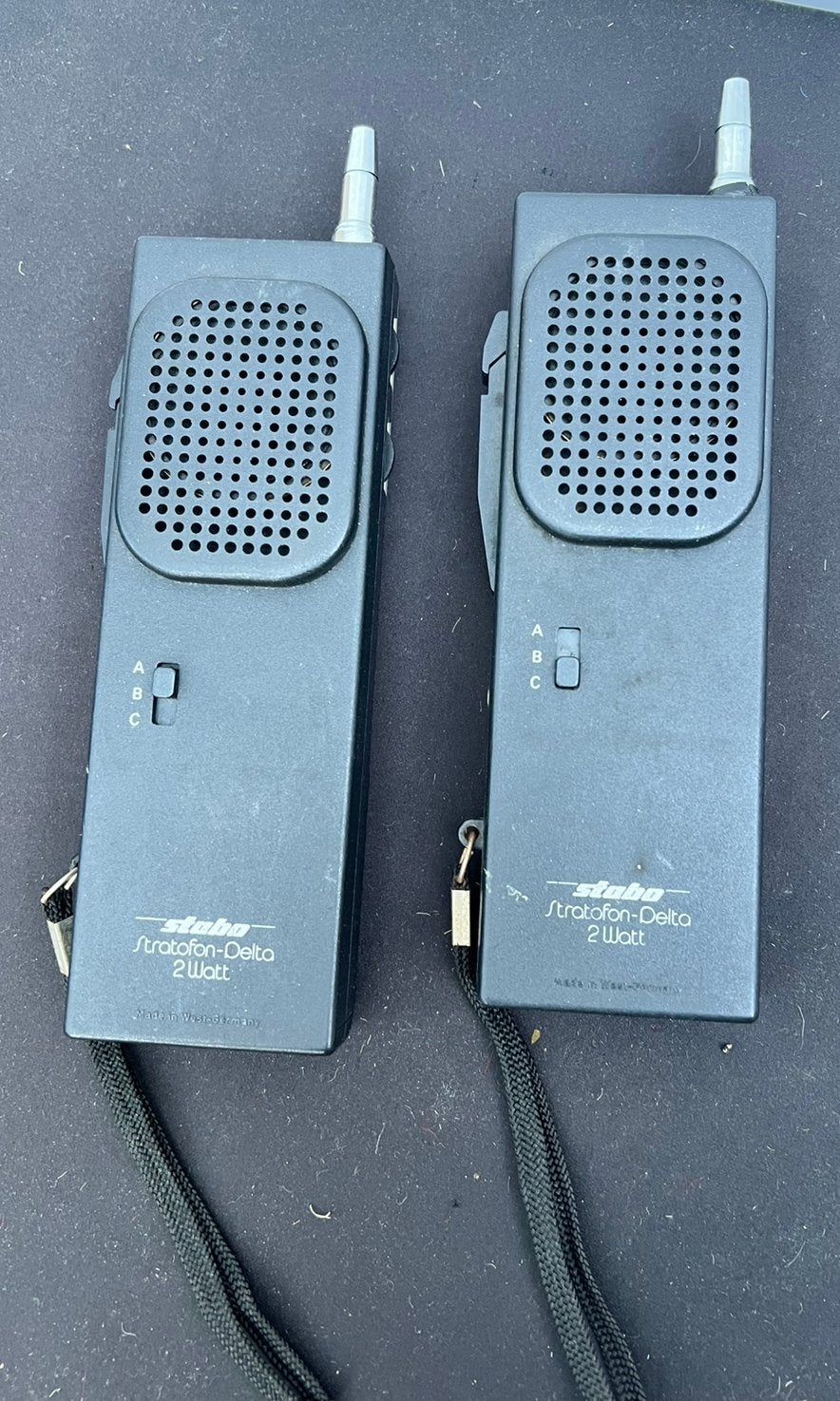 Te Koop Stabo Portofoons Walkie Talkies Delta DAB, Telecommunicatie, Portofoons en Walkie-talkies, Ophalen of Verzenden, Zo goed als nieuw