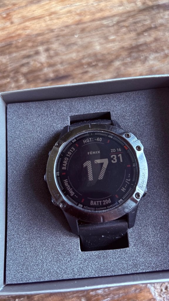Garmin Fenix 6 Pro, Sieraden, Tassen en Uiterlijk, Sporthorloges, Ophalen of Verzenden, Hoogte, Gebruikt, Windows