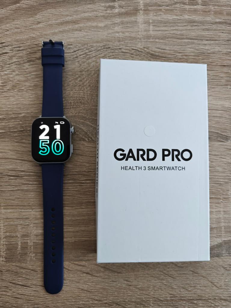GARD PRO HEALTH 3 Smartwatch - Nieuwstaat, Sieraden, Tassen en Uiterlijk, Smartwatches, Stappen, Blauw, Ophalen of Verzenden, Zo goed als nieuw
