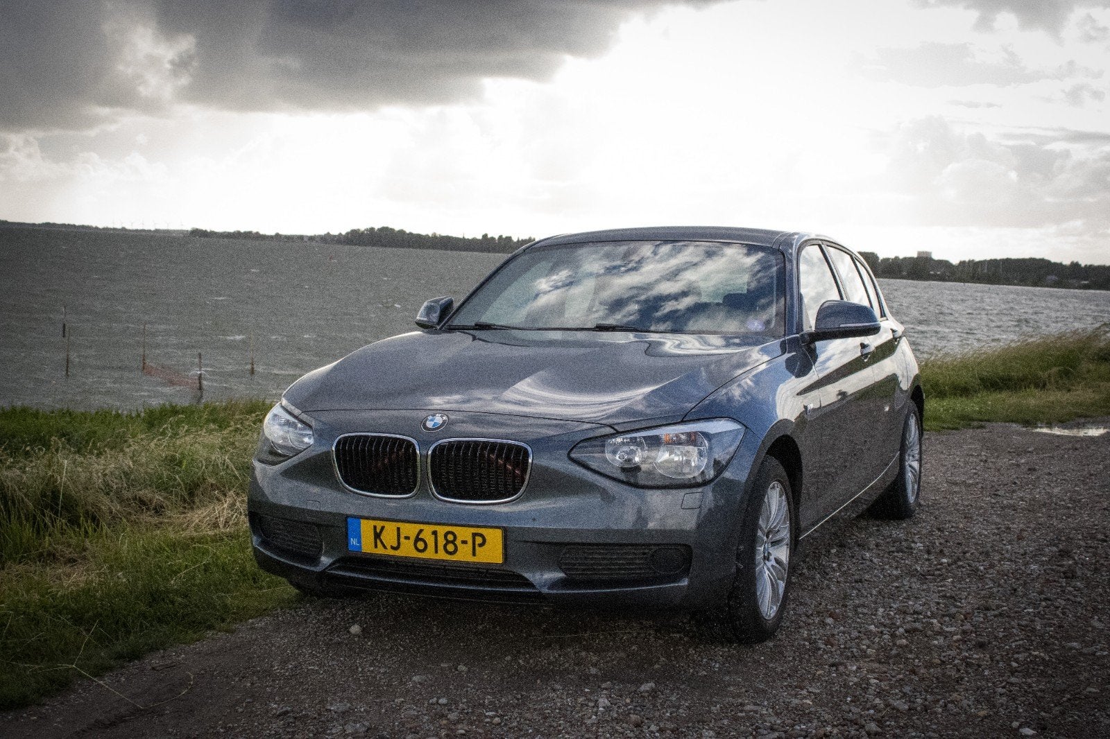 BMW 1-Serie 116I Business+ Edition 5DR 2011 Grijs, Auto's, 1-Serie, Zwart, 4 cilinders, 1200 kg
