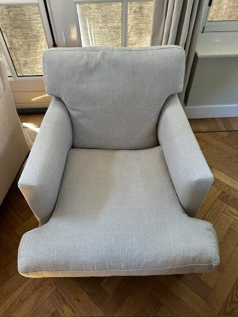 fauteuils, Huis en Inrichting, Fauteuils, Zo goed als nieuw, Stof, 50 tot 75 cm, 75 tot 100 cm, Ophalen
