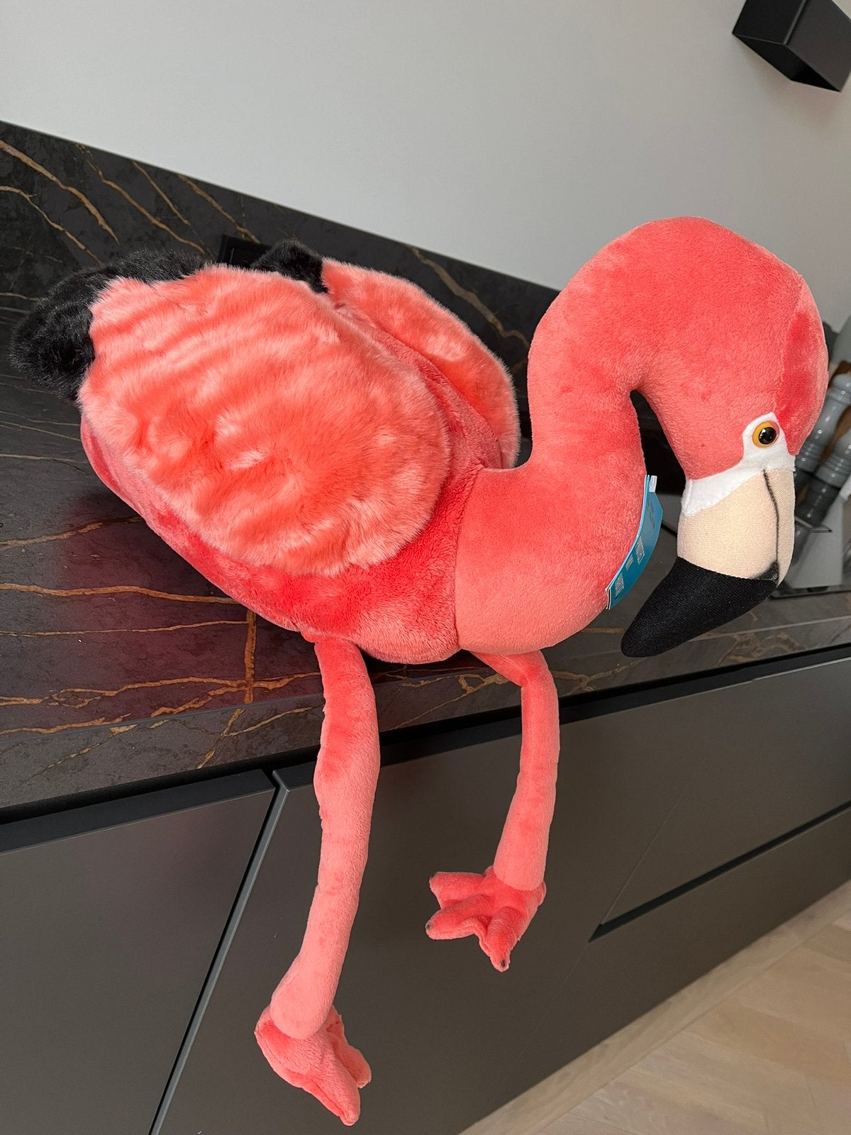 WNF/WWF grote flamingo knuffel, Kinderen en Baby's, Ophalen of Verzenden, Nieuw, Overige typen