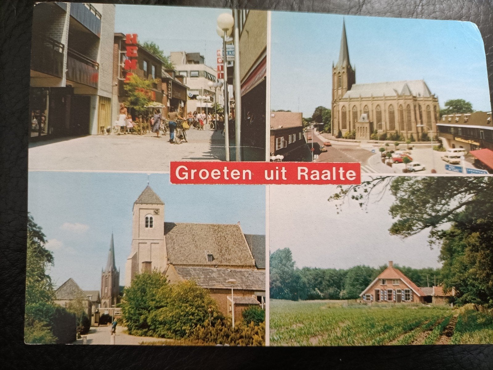 Raalte 4-luik, Verzamelen, Ophalen of Verzenden, 1960 tot 1980, Gelopen, Overijssel