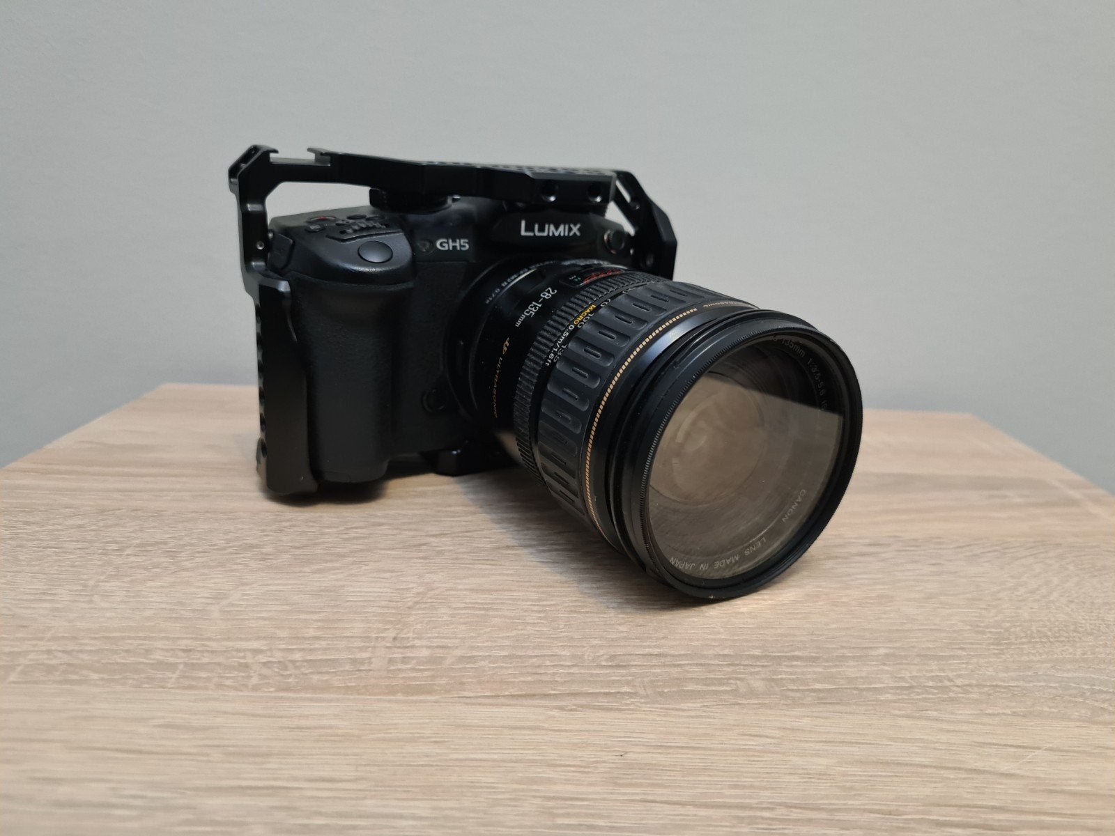 Lumix GH5 met 28-135 lens en accessoires, Audio, Tv en Foto, Fotocamera's Digitaal, Ophalen of Verzenden, Canon, Geen optische zoom