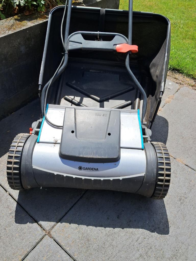 Gardena 380 EC Elektrische Kooimesmaaier met Opvangzak, Ophalen, Gebruikt, Elektrische grasmaaier, Opvangzak