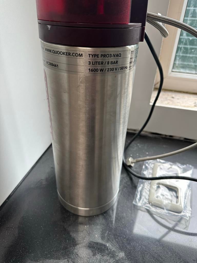 Quooker PRO3 Kokend Water Kraan - 3 Liter Reservoir, 2 tot 3 liter, Ophalen, Gebruikt