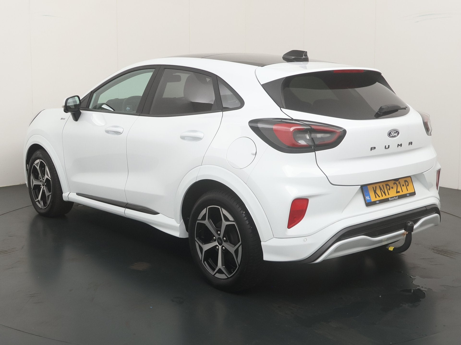 Ford Puma EcoBoost 125 pk Hybrid ST-Line | Trekhaak | Winter, 12 maanden, Wit, Bedrijf, Hybride Elektrisch/Benzine