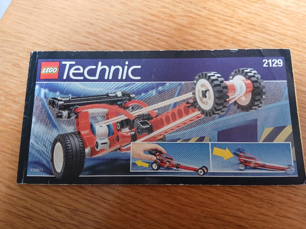 Lego 2129 bouwbeschrijving, Ophalen of Verzenden, Gebruikt