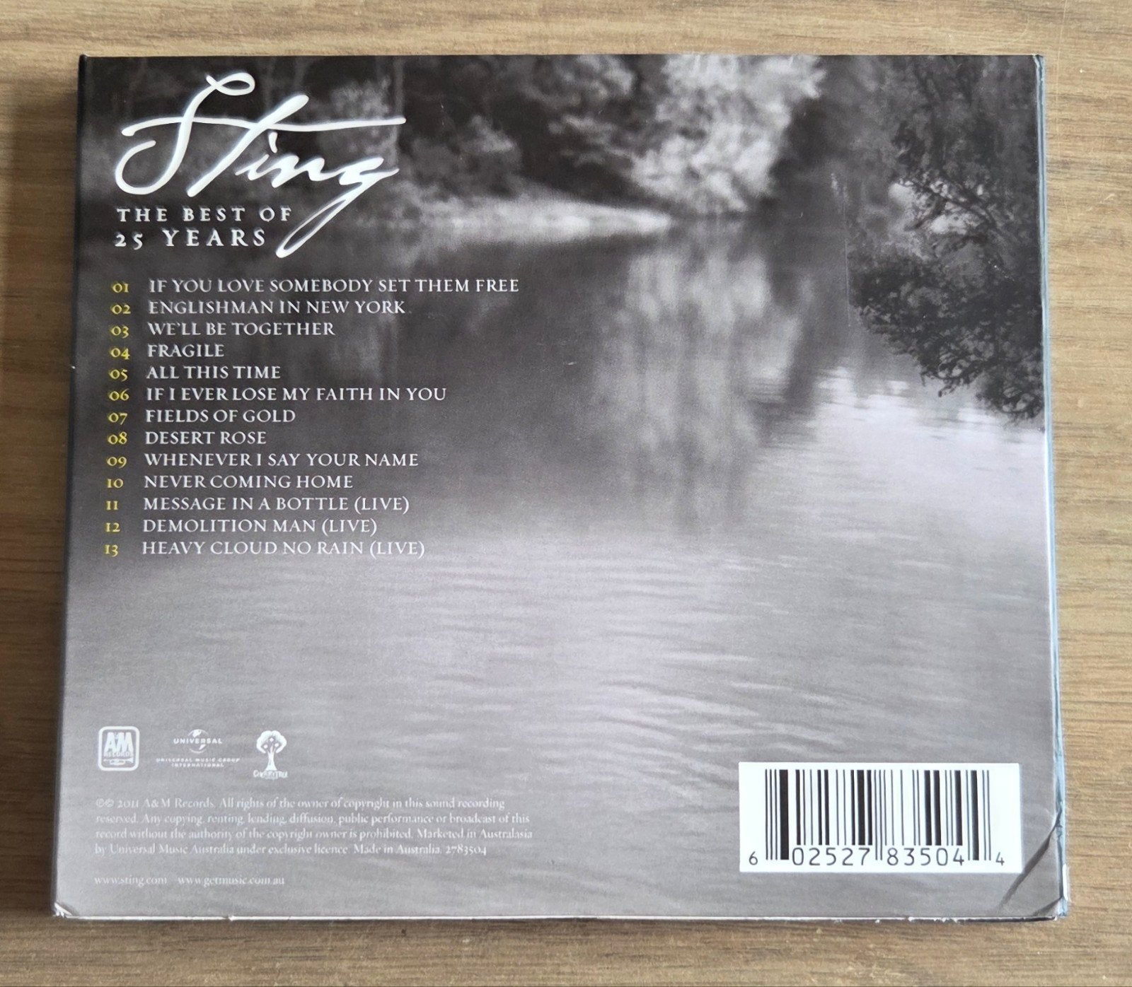 Sting - The Best of 25 Years CD, Ophalen of Verzenden, Zo goed als nieuw
