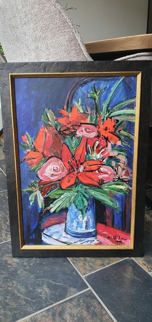Schilderij verf op doek van Maya Wildevuur OPHALEN, Ophalen